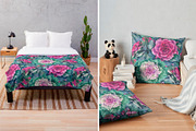 Watercolor Flowering Kale, a Decorative Illustration by Ekaterina Glazkova (Thumbnail 6 of 7)