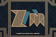 Executa - Bold Art Deco + Freebies, a Sans Serif Font by Parker Creative (Thumbnail 5 of 12)