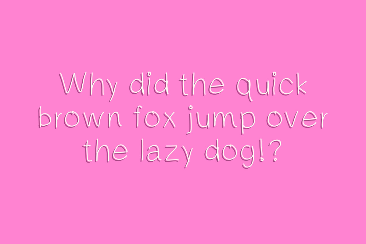 Quickly Handwritten Font preview 5