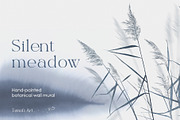 Silent meadow – botanical wall mural, a Wallpaper Graphic by Timofi Art (Thumbnail 1 of 12)