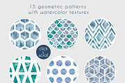 Winter GEOMETRY pattern set, a Pattern Graphic by Katya_lu (Thumbnail 2 of 7)