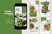 Fresh Food Instagram Storie Template, a Social Media Template by Xtrahive (Thumbnail 1 of 2)