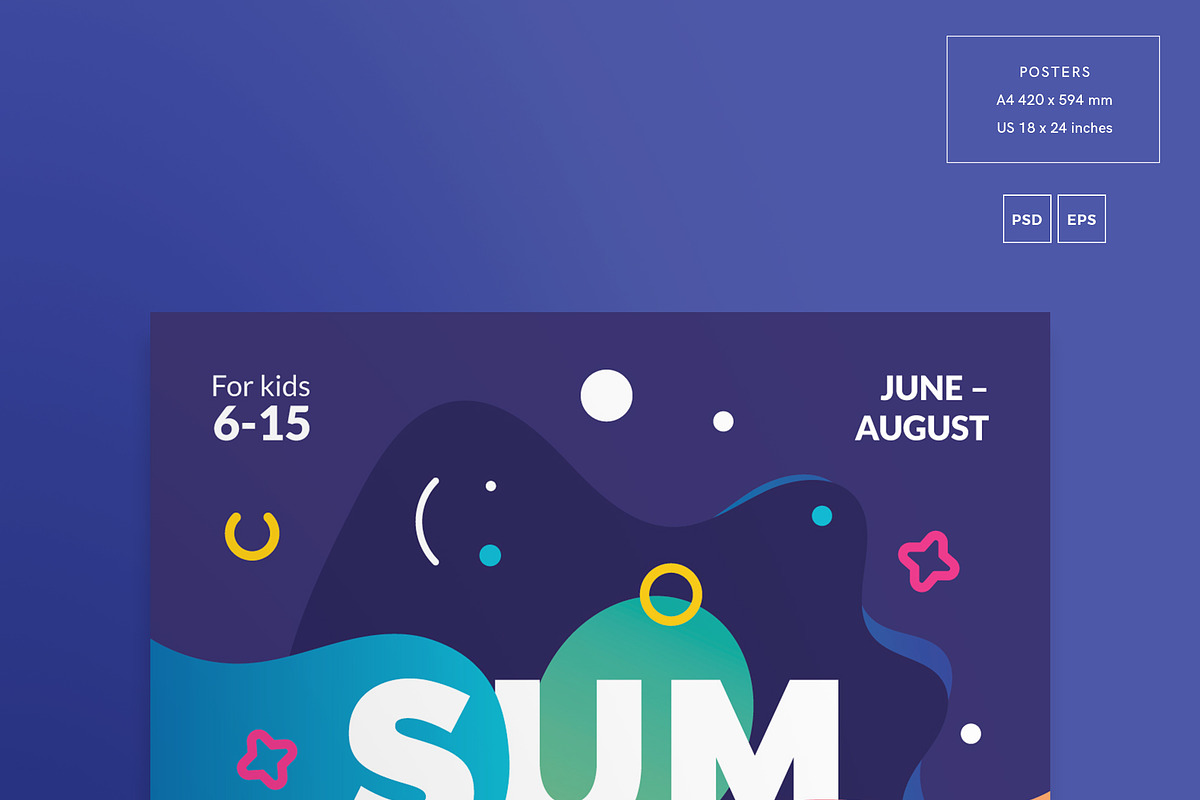 Mega Bundle | Summer Camp, a Poster Template by Amber Graphics (Photo 9 of 13)