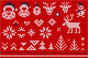 30 Seamless Knitted Borders, a Decorative Illustration by VasilkovS (Thumbnail 7 of 11)