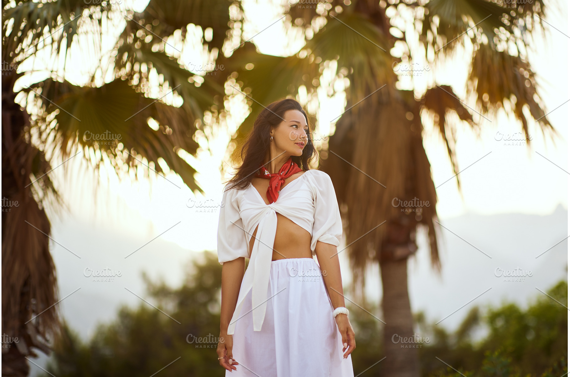 Woman in Elegant Beach Outfit, a Beauty & Fashion Photo by Emotion photo