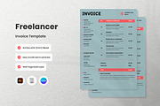 3 Set Freelancer Invoice Template V1, a Print Template by twinstd (Thumbnail 1 of 3)