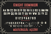Knight Dominion Vintage Western Font, a Serif Font by Bayuktx (Thumbnail 8 of 8)