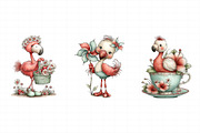 Whimsical Summer Flamingo Clipart PN, an Illustration by Daily.Designs (Thumbnail 6 of 8)