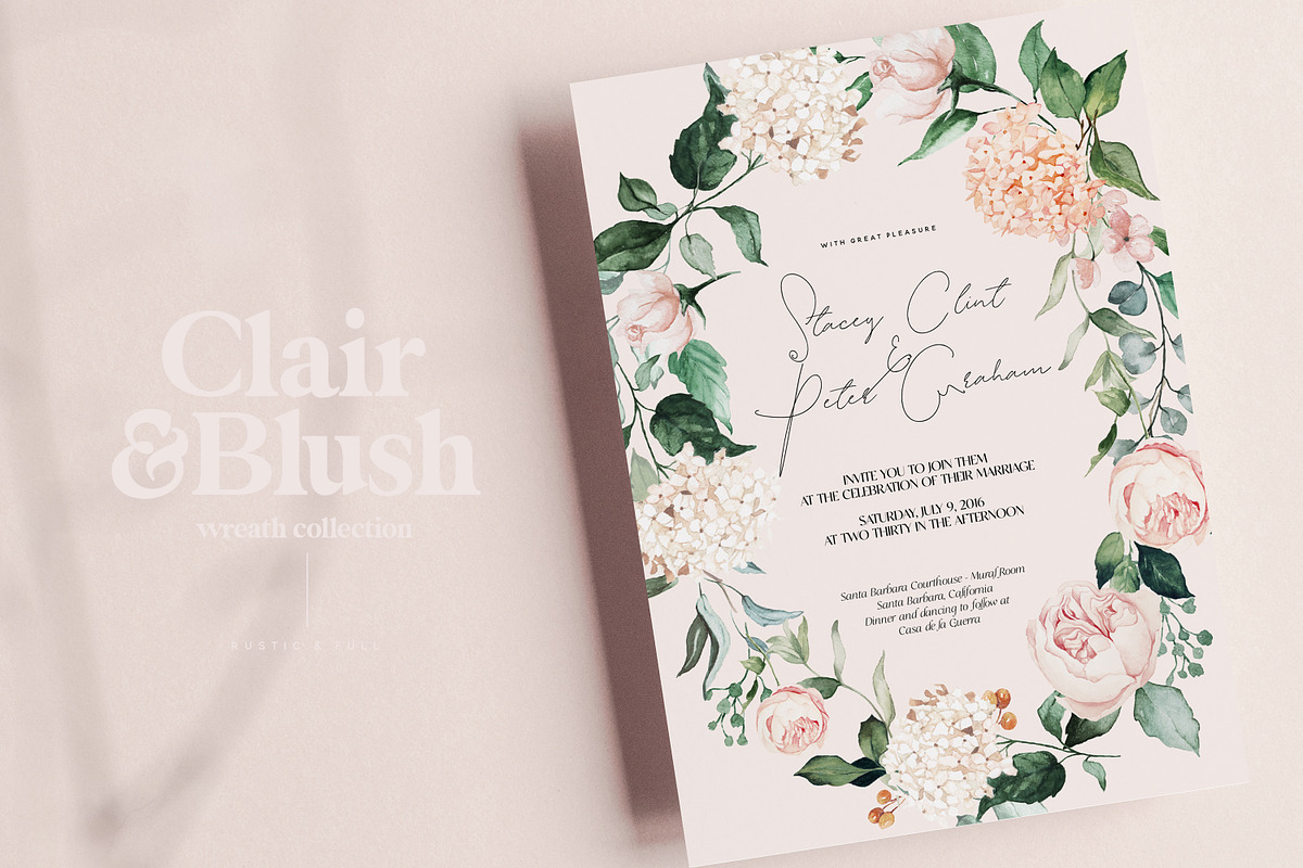 Clair & Blush - Summer Floral Set, an Illustration by studioequinox (Photo 11 of 14)