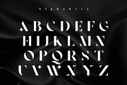Black Font | Seamless Serif Font, a Serif Font by WhymoreArt (Thumbnail 9 of 10)