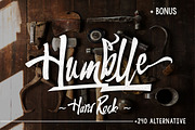 Humblle + Bonus, a Script Font by Dirtyline Studio (Thumbnail 1 of 5)