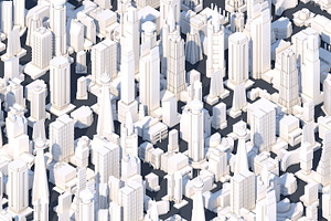 Low Poly City Buildings