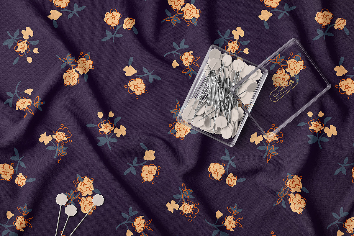 Ditsy Floral Pattern Bundle, a Pattern Graphic by StudioGlouna (Photo 2 of 11)