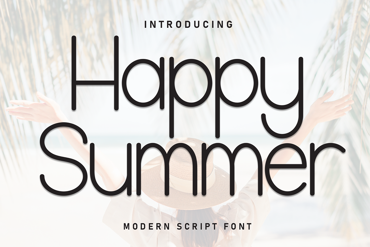 Happy Summer | Script Font, a Script Font by Scratchones (Photo 1 of 8)