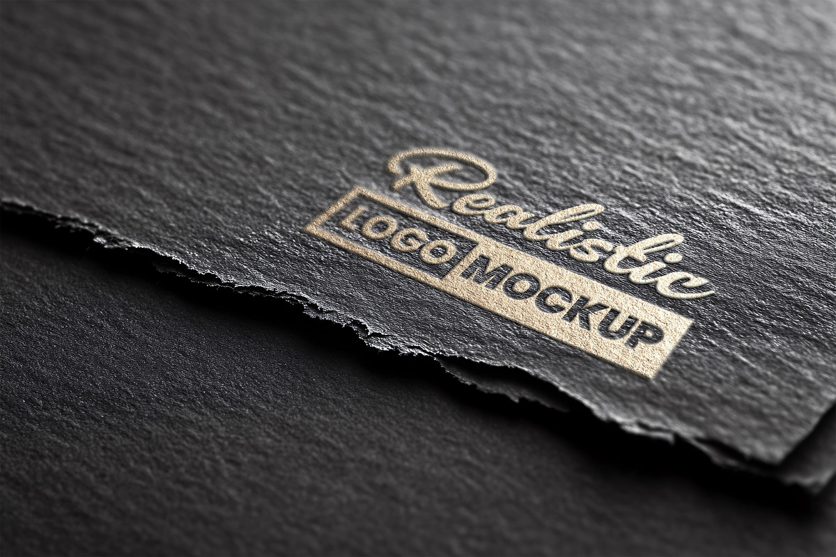 15 Paper Embossed Logo Mockups, a Mockup by GenesisCreativeCo (Photo 12 of 16)