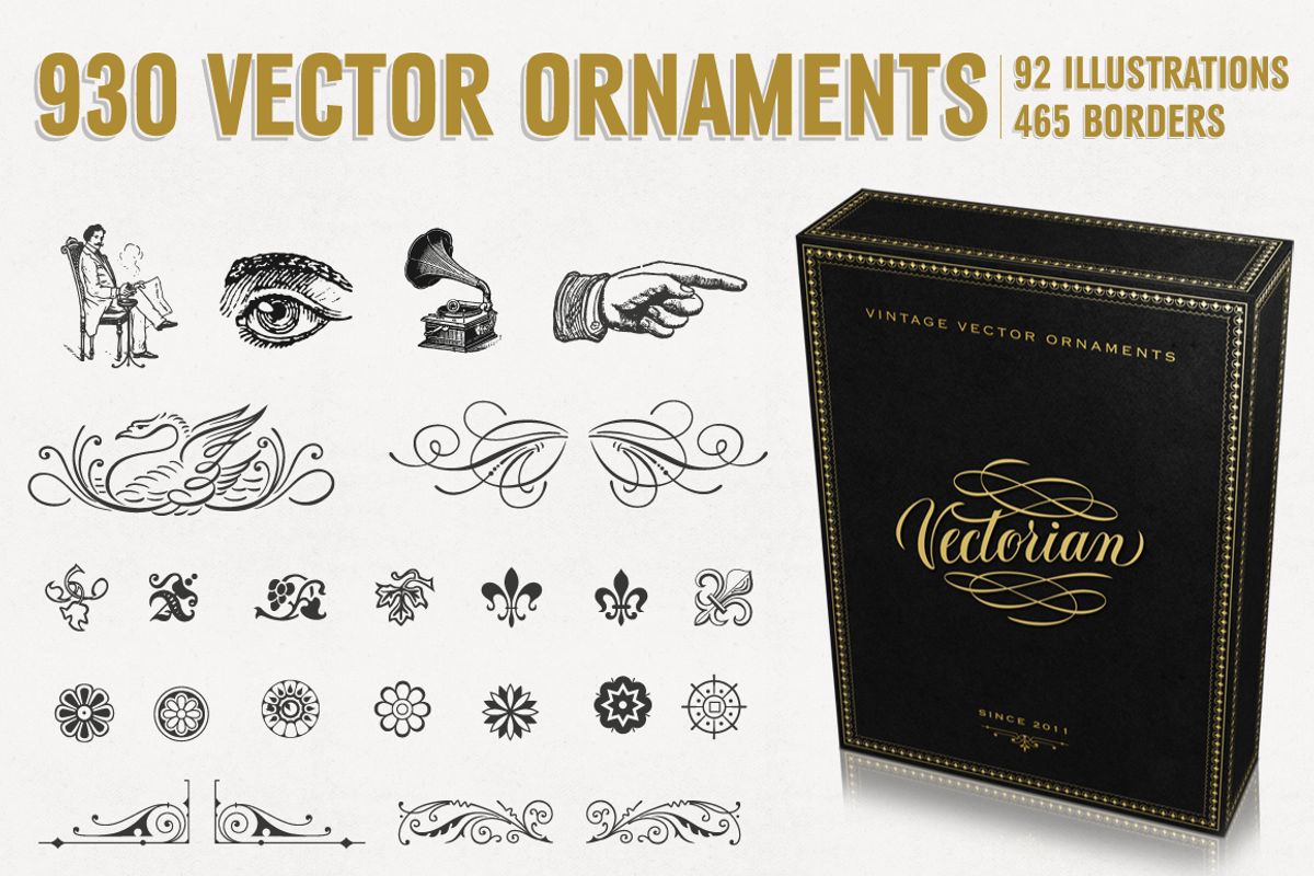The Monumental Vintage Vector Pack