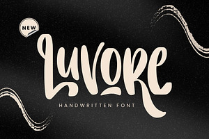 Luvore - Handwritten Font
