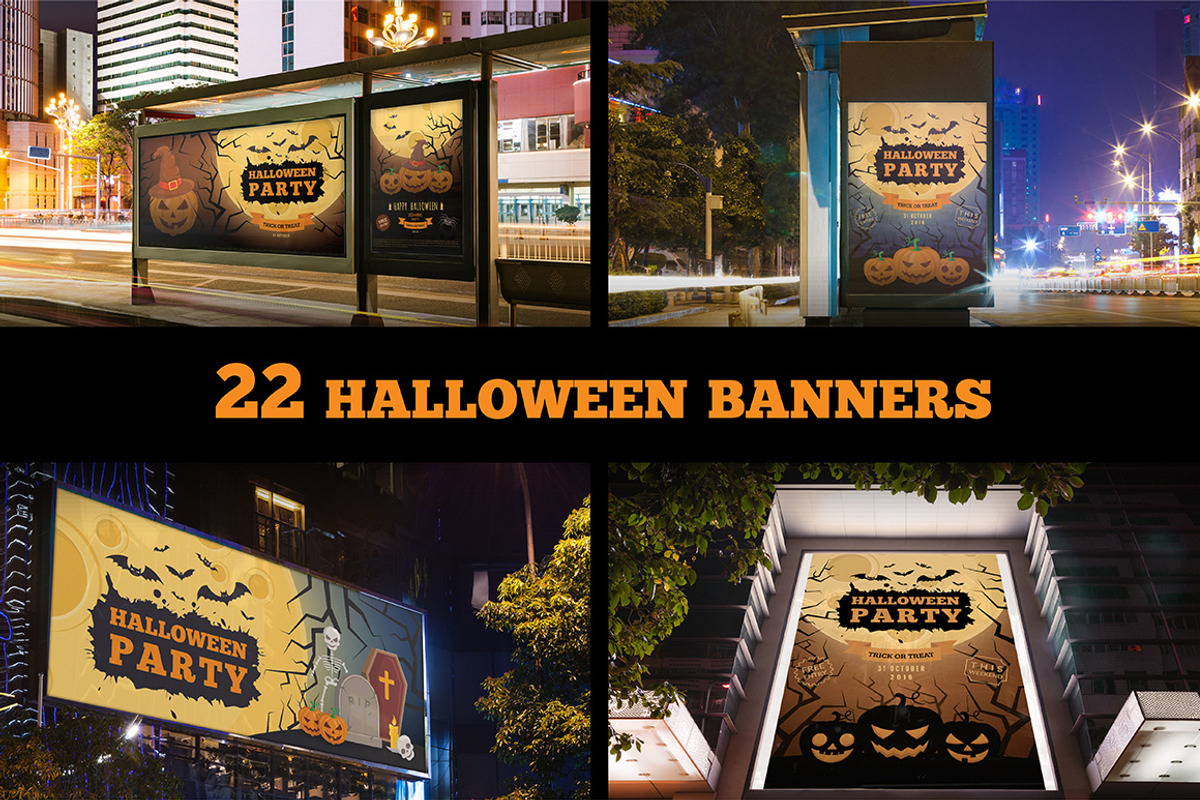 Halloween Ultimate Pack, a Decorative Illustration by Chuhastock (Photo 3 of 22)