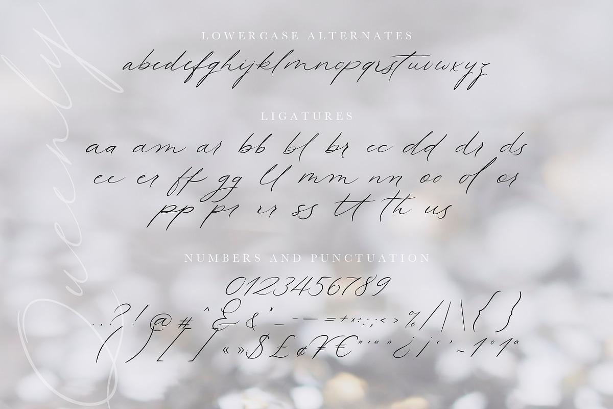 Queenly. Handwritten Font, a Script Font by AnMark (Photo 12 of 15)