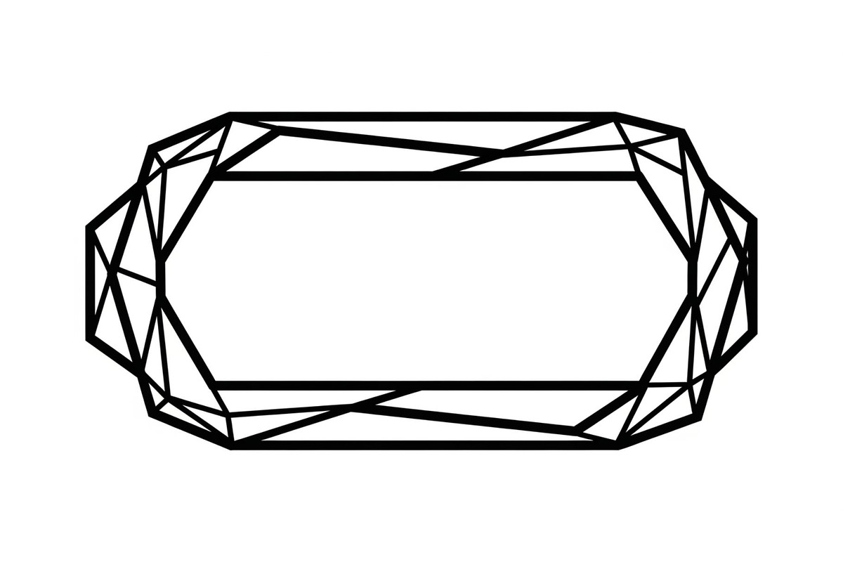 Geometric Polygon Frame Bundle, an Illustration by Creativeshirt (Photo 9 of 31)