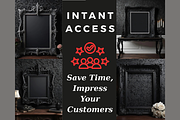 500+ Frame Mockup Bundle, a Mockup by StormDigitalArt (Thumbnail 4 of 6)