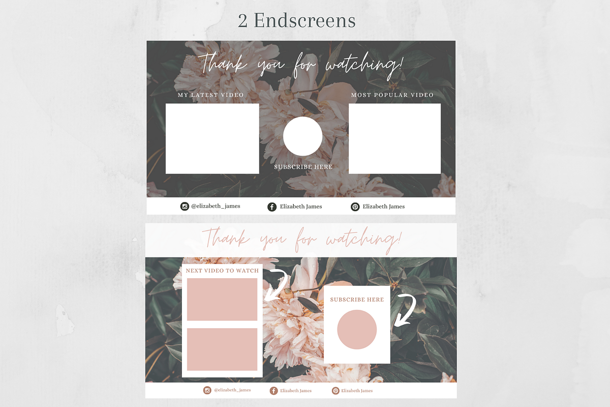 YouTube Branding Bundle - Canva, a Social Media Template by Tegefeldt Design (Photo 4 of 6)