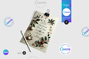 Christmas Wedding Invitation Flyer, a Flyer Template by Aam360 (Thumbnail 3 of 5)