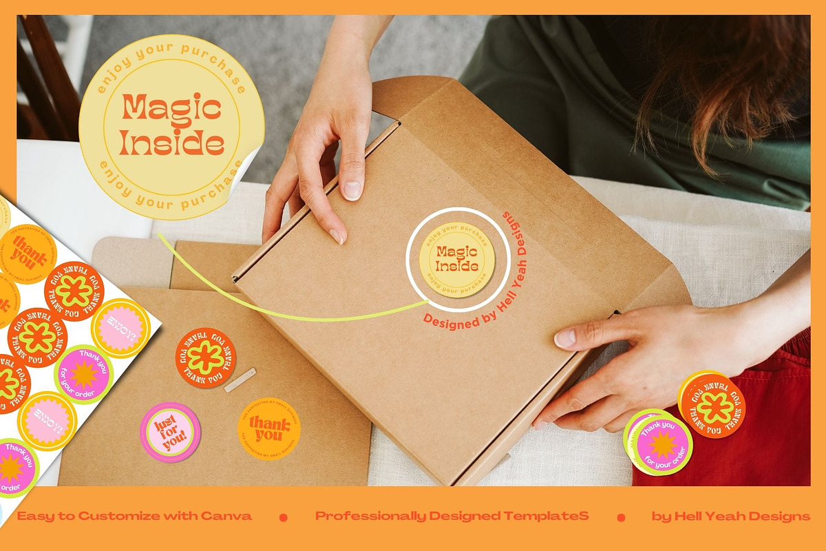 Got that Vibe Sticker Templates preview 6