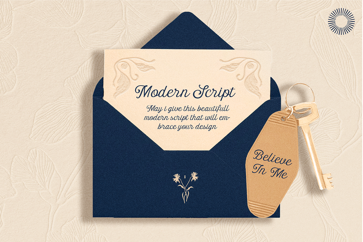 Believe in Me - Script, a Script Font by Setara Langit CreativeStd (Photo 7 of 12)