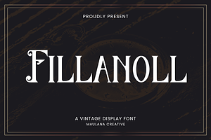 Fillanoll Vintage Display Font