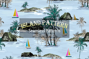Island Pattern & Seamless Print