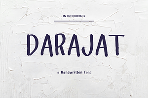 Darajat Handwritten Font