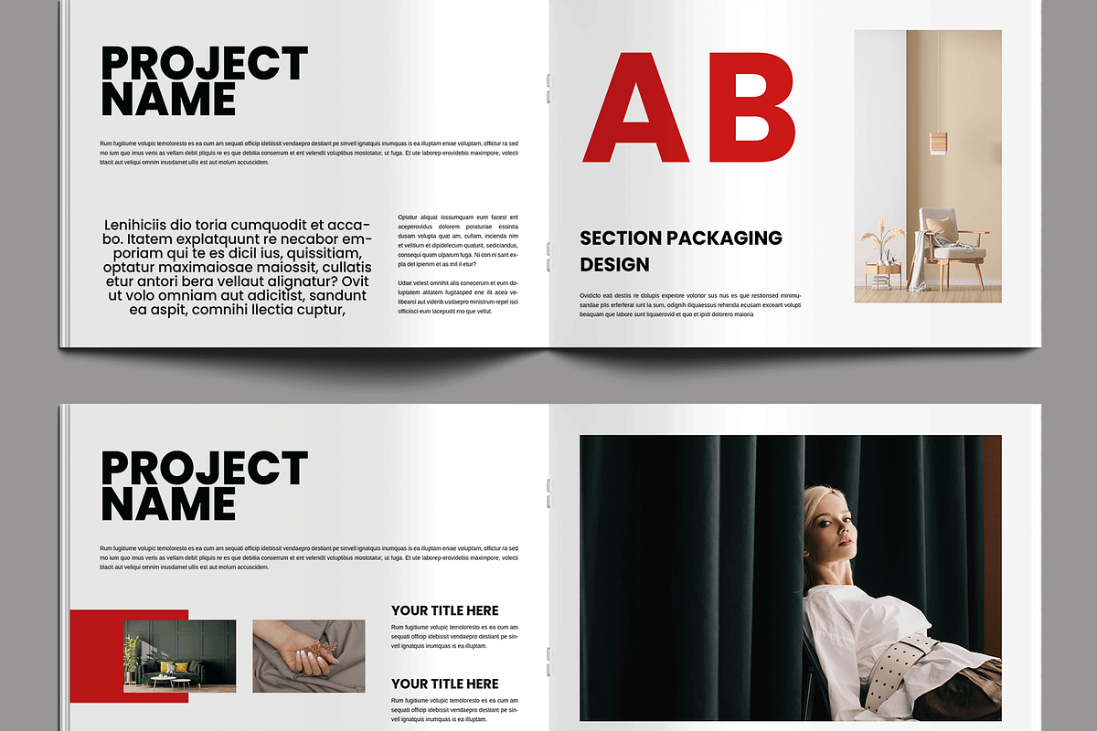 Graphic Designer Portfolio Magazine, a Magazine Template by MightyDesign (Photo 4 of 8)