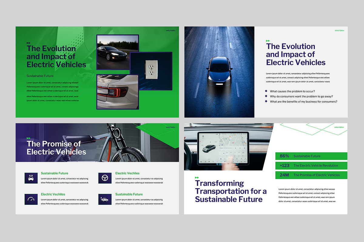 HYUNDAH - Electric Vehicle GS, a Presentation Template by rgbryand (Photo 3 of 9)