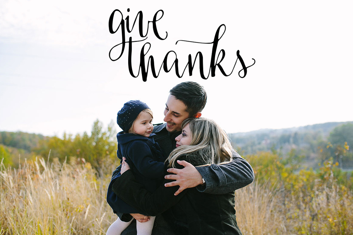 Thanksgiving Calligraphy Overlays, a Decorative Illustration by Irina Vascovet (Photo 7 of 7)