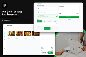POS - Point of Sale App Figma, an UI Kit Template by BeadyLab