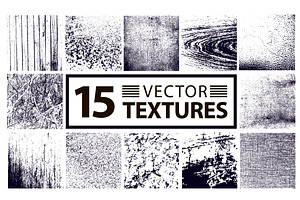 15 VECTOR TEXTURES BUNDLE