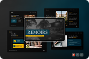 Luxury Hotel PowerPoint, a Presentation Template by Annora Studio (Thumbnail 1 of 5)
