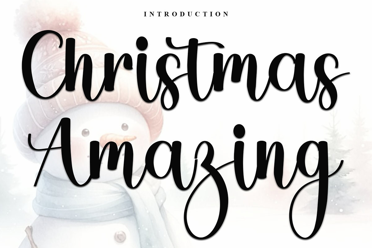 Christmas Amazing, a Handwritten Font by FreshTypeINK (Photo 1 of 9)