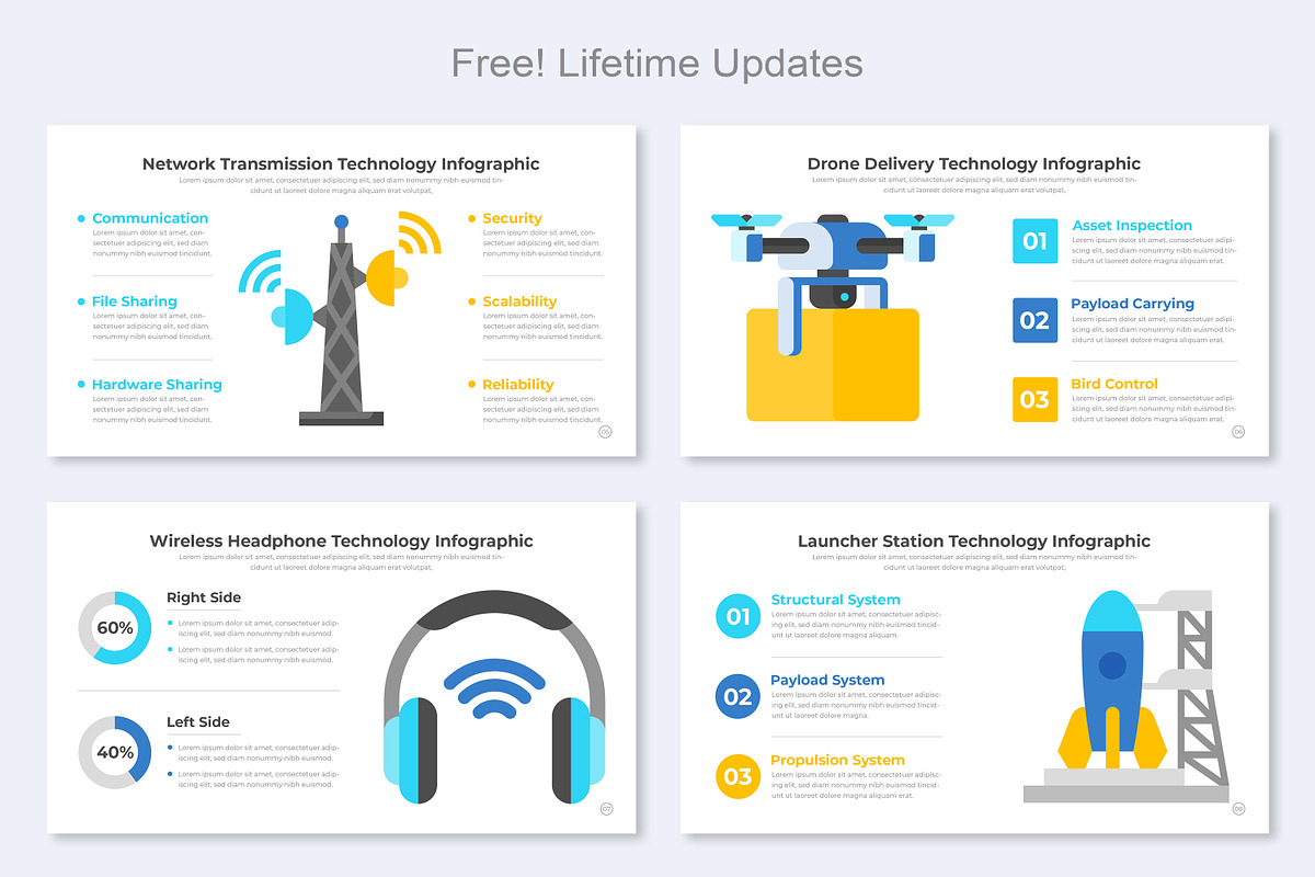 Technology Infographic Google Slide, a Templates & Theme by Mighty-Slide (Photo 3 of 8)