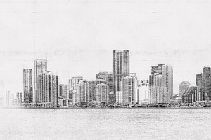 Miami Downtown skyline