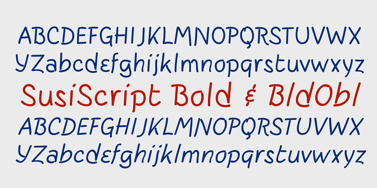 SusiScript, a Handwritten Font by Ingrimayne Type (Photo 7 of 9)