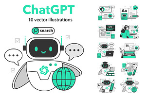 ChatGPT, a Technology Illustration by inspiring.team