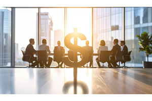 Silhouetted business people in, a Business Photo by Igor Tichonow