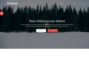 Elizabeth - Landing Page Template