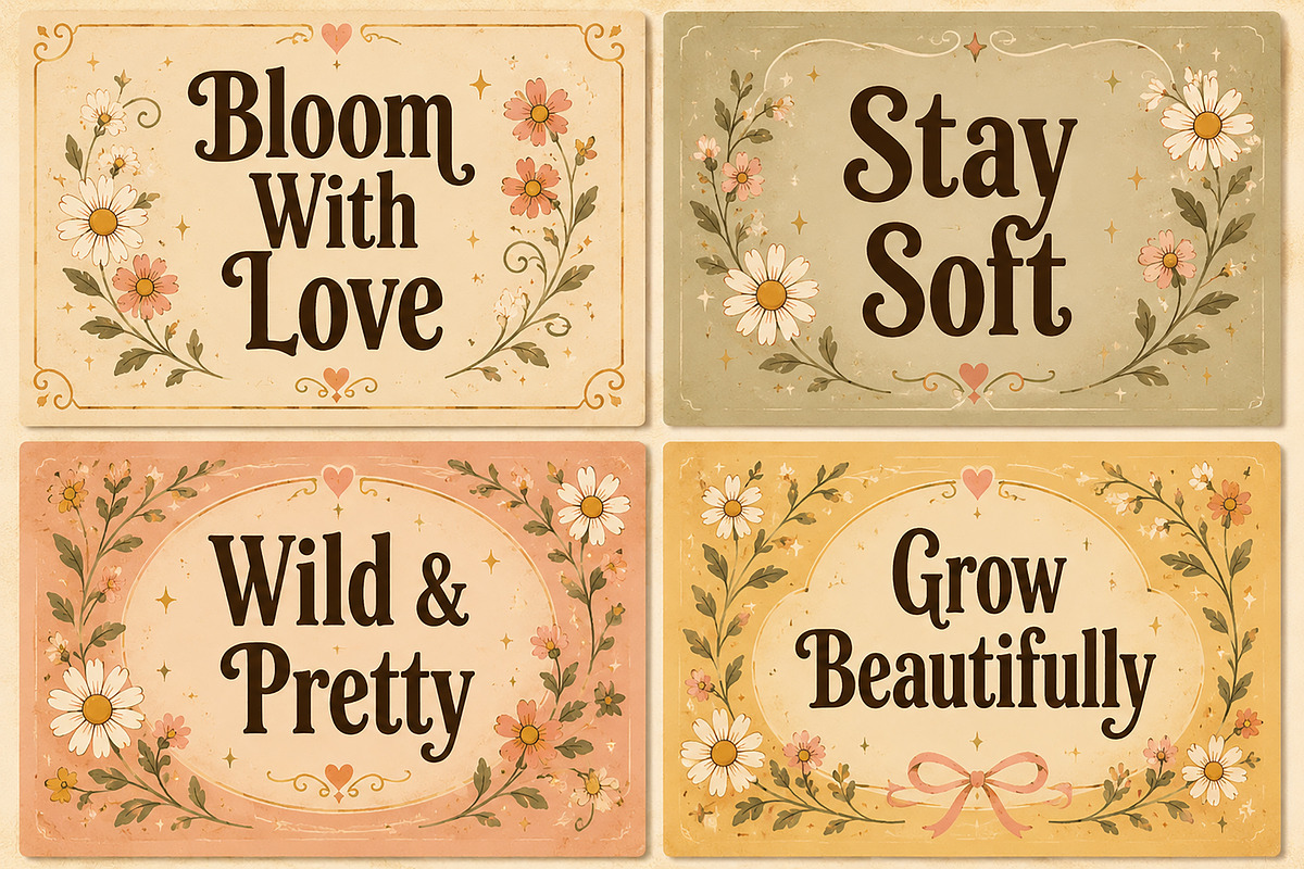 Daisy Flourish, a Serif Font by Wow Magic (Photo 2 of 3)
