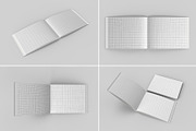 US Letter Size Landscape Book Mockup, a Books & Magazine Mockup by Illusiongraphic (Thumbnail 31 of 31)