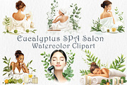 Eucalyptus Spa Salon Clipart, a Healthcare Illustration by GalaDesign03 (Thumbnail 1 of 5)