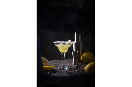 Lemon citrus Margarita or Martini, a Food & Drink Photo by Yulia Furman