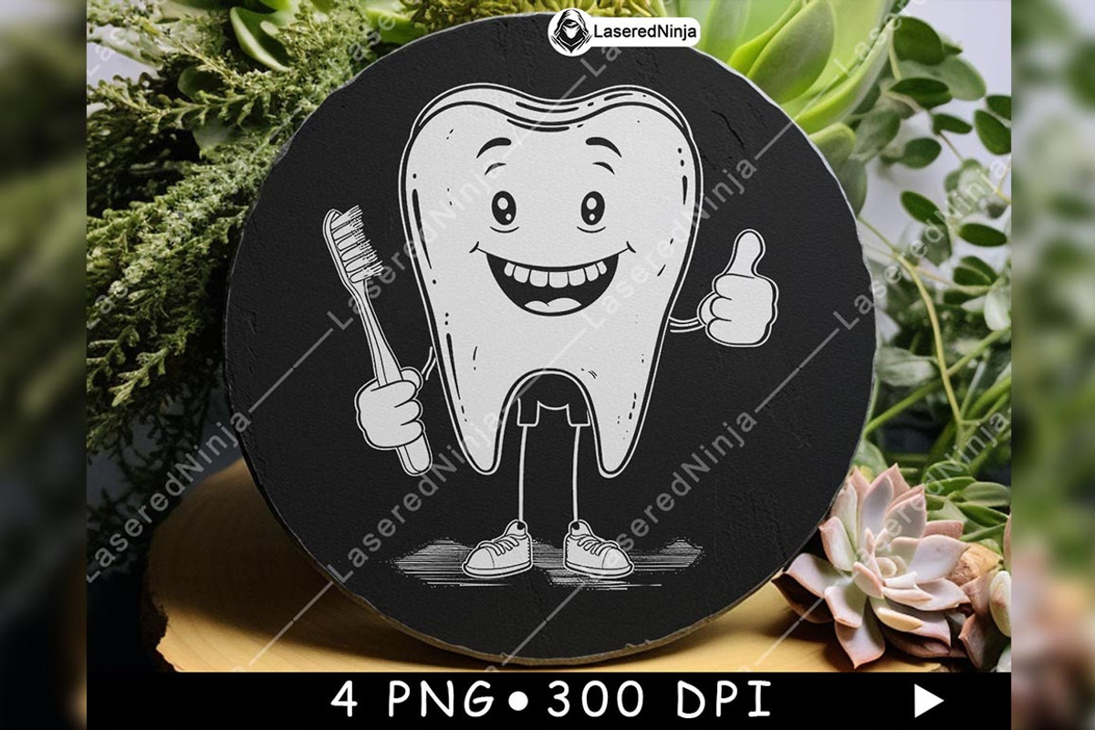 Cartoon Tooth Thumbs Up Oral Bone, a Background Graphic by LaseredNinja (Photo 2 of 7)